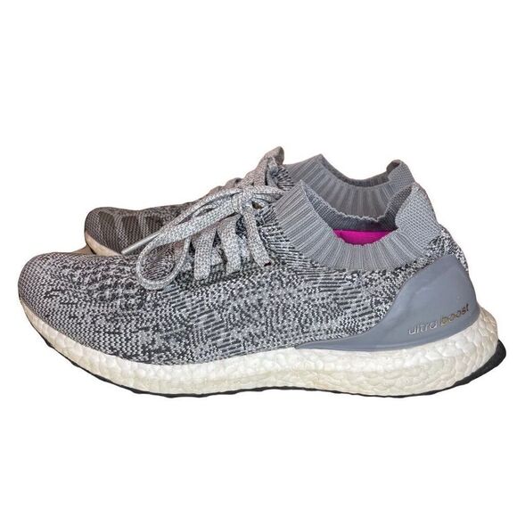 Adidas Womens Ultra Boost Uncaged BB3902 Gray Running Shoes Sneakers Size 8.5 - Picture 1 of 8